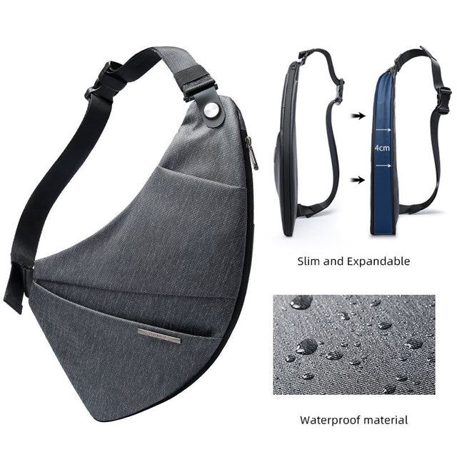 Mochila cruzada Bange.Material repelente al agua. Modelo BG-7378