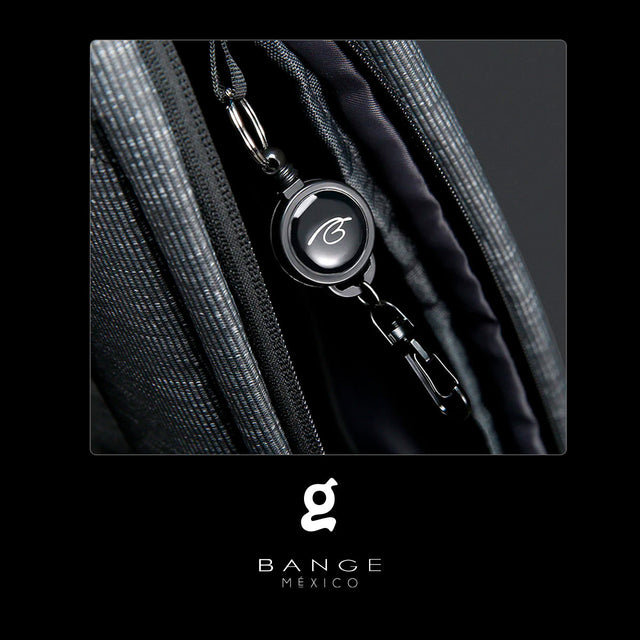 Mochila Gris Cruzada Bange Modelo BG-7550