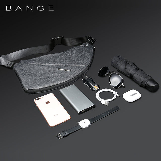 Mochila cruzada Bange.Material repelente al agua. Modelo BG-7378