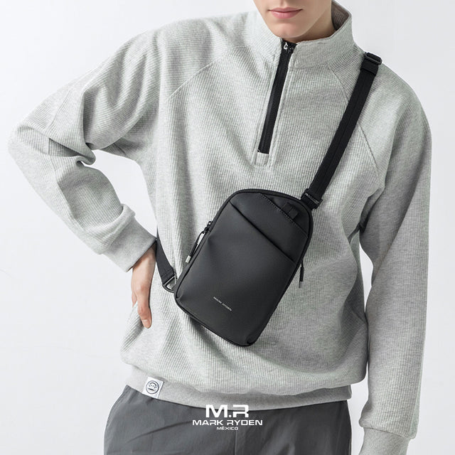 Bandolera Ejecutiva Aesthetic Negra | Moderna, Compacta y Funcional para Profesionales Mark Ryden MR732