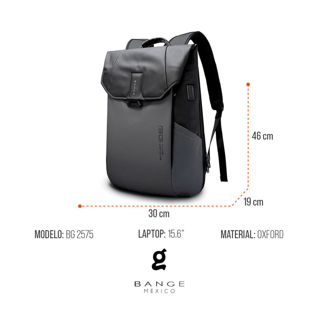Mochila Versátil BANGE para Laptop de 15.6” Modelo BG-2575
