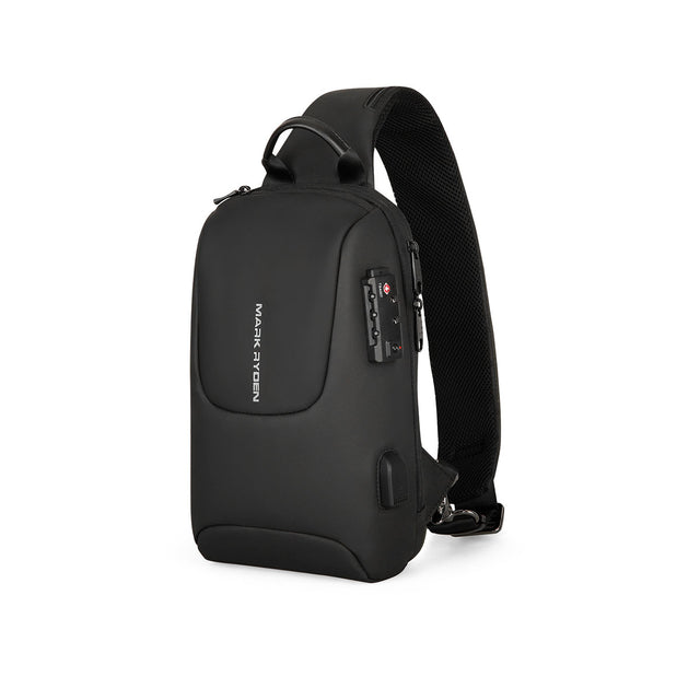 Bandolera Antirrobo con Candado TSA Mark Ryden MR7039 para iPad 9.7” | Puerto USB