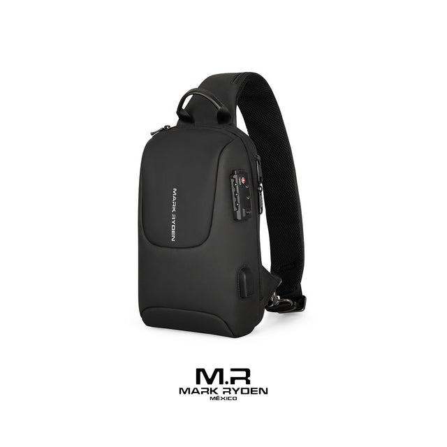 Bandolera Antirrobo con Candado TSA Mark Ryden MR7039 para iPad 9.7” | Puerto USB