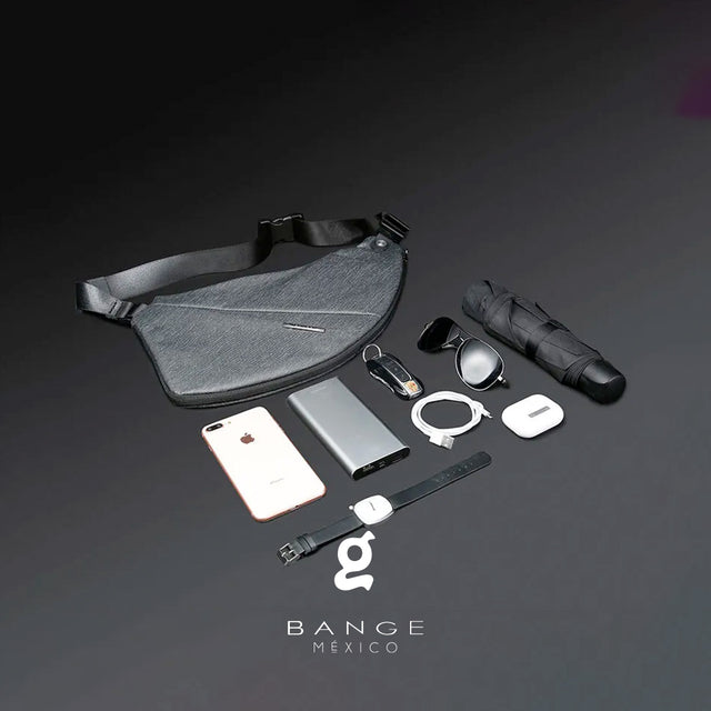 Bandolera Cruzada Urbana Bange BG-7378 | Expandible con Bolsillo para Botella