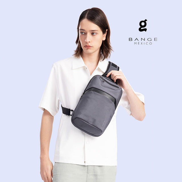 Mochila cruzada Bange BG-7719 | Diseño compacto, elegante y Para iPad de 11”