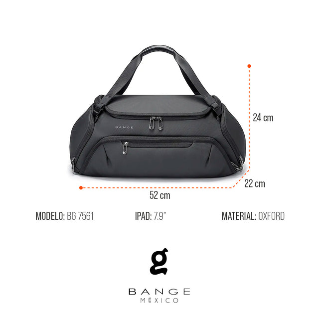 Maleta de viaje unisex Bange BG-7561 | con Compartimento Húmedo y Capacidad de 30L