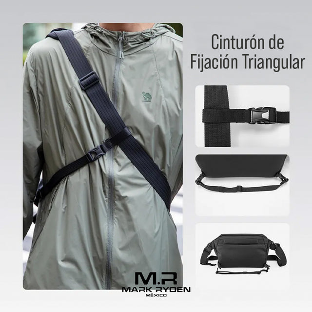 Bolso cruzado Mark Ryden MR124 | Correa ajustable y Repelente al agua