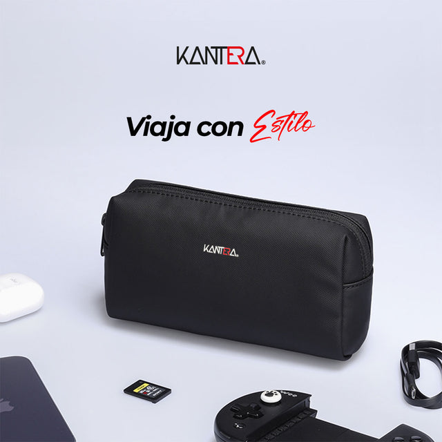 Bolso de Mano Compacto Kantera Cuarzo | Organizador Aesthetic, Resistente y Listo para Viajar 1001