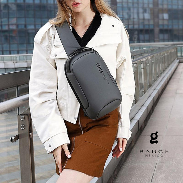 Mochila cruzada unisex Bange BG-7221 | para iPad de 9.7” con Puerto USB Integrado