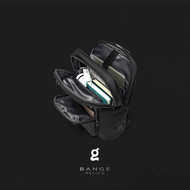 Mochila de Negocios Bange BG-7712 | Para Laptop 15.6” con Puerto USB Tipo C, Ergonómica