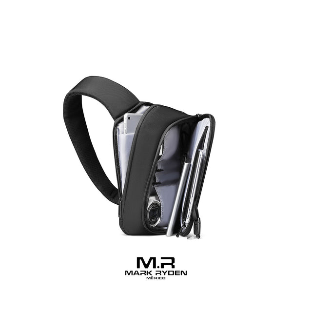 Bandolera Mark Ryden MR8893 para iPad 9.7” | Diseño Futurista con Puerto USB-C