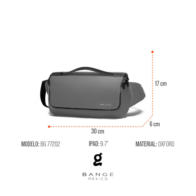 Bandolera Bange BG-77202 | Diseño ligero y cruzado para iPad de 9.7”
