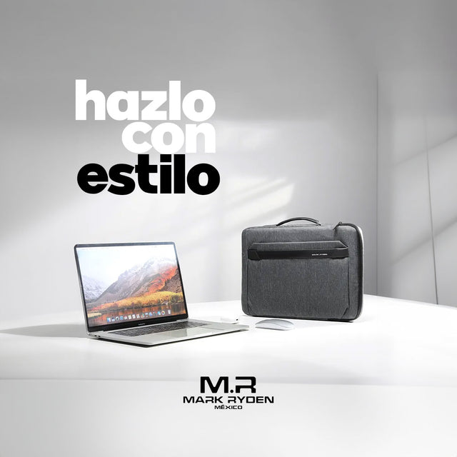 Maletín para Laptop 13.3”/ 15” /15.6" Mark Ryden MR 19 | Repelente al agua, Bolsillos Organizadores.
