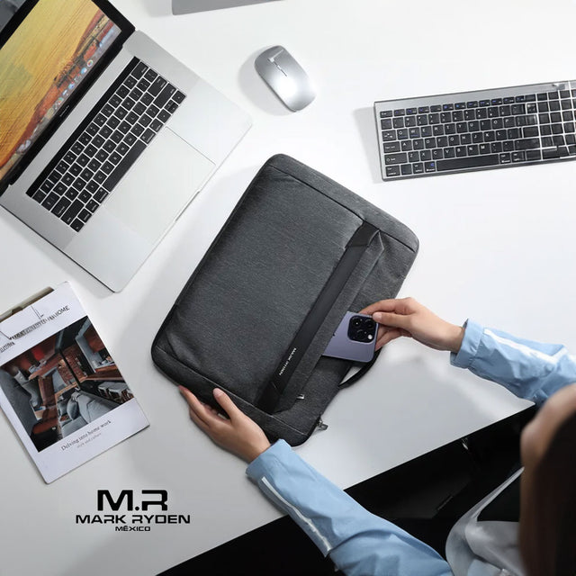 Maletín para Laptop 13.3”/ 15” /15.6" Mark Ryden MR 19 | Repelente al agua, Bolsillos Organizadores.