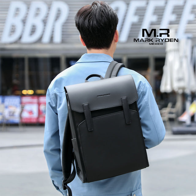 Mochila Ejecutiva Mark Ryden MR 6602 | con Solapa Magnética y Espacio para Laptop