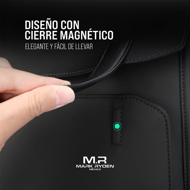 Mochila Ejecutiva Mark Ryden MR 6602 | con Solapa Magnética y Espacio para Laptop