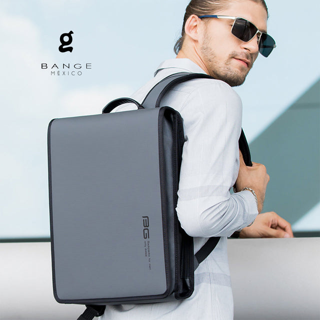 Mochila Ejecutiva delgada Bange BG-7252 | para Laptop de 14” con Apertura 180°