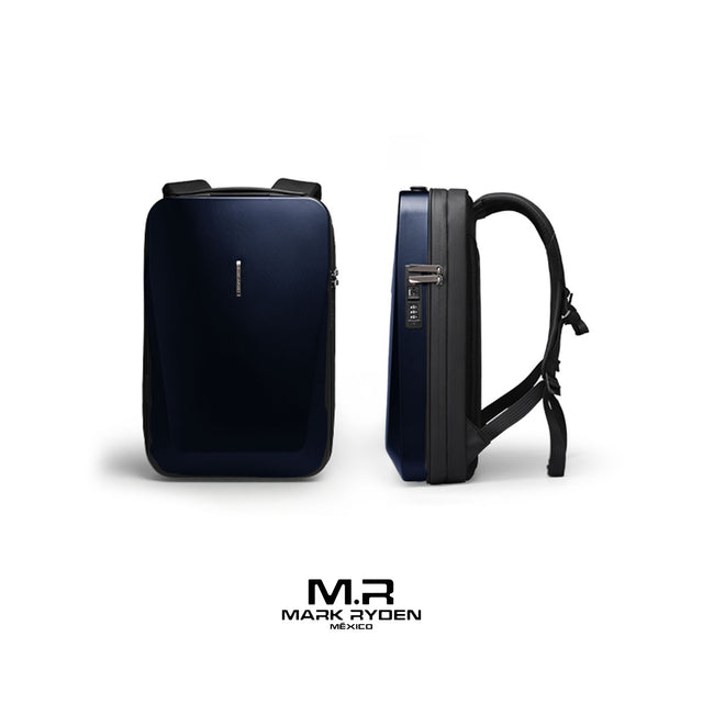 Mochila Futurista Mark Ryden MR7612 | Tapa Dura Antirrobo, puerto USB + USB C integrados