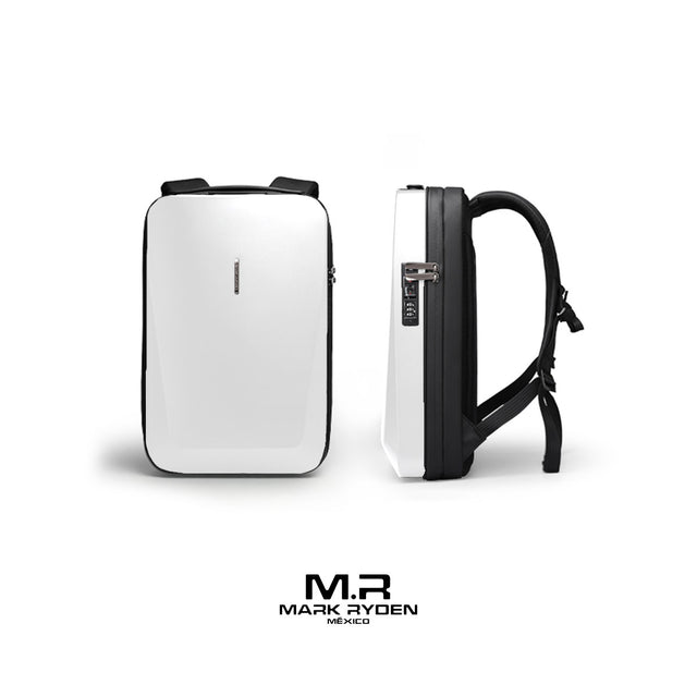 Mochila Futurista Mark Ryden MR7612 | Tapa Dura Antirrobo, puerto USB + USB C integrados