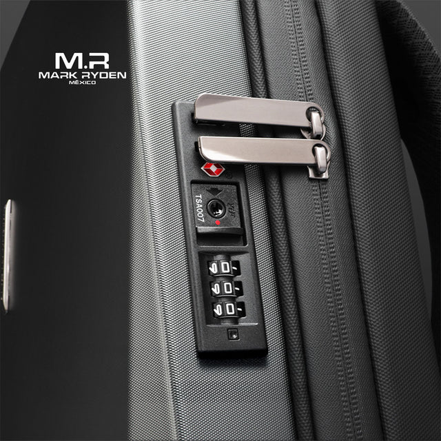 Mochila Futurista Mark Ryden MR7612 | Tapa Dura Antirrobo, puerto USB + USB C integrados