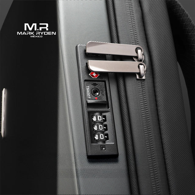 Mochila Futurista Mark Ryden MR7612 | Tapa Dura Antirrobo, puerto USB + USB C integrados