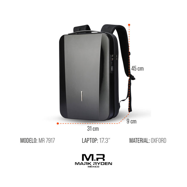 Mochila futurista de tapa dura Mark Ryden Modelo MR7917