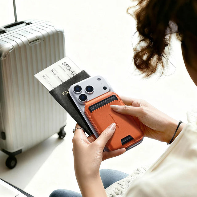 Tarjetero Magnético Mark Ryden para Celular – Delgado, Premium y con Soporte Integrado MR 21