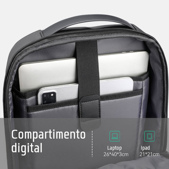 Mochila Mark Ryden Impermeable Minimalista para Laptop 15” – Ligera, Moderna y de Alta Durabilidad MR 2408
