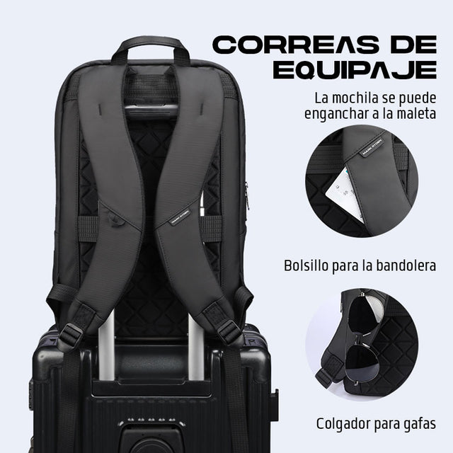 Mochila Mark Ryden Multifuncional de Gran Capacidad – Impermeable, Ligera y para Laptop 15.6” MR 2492