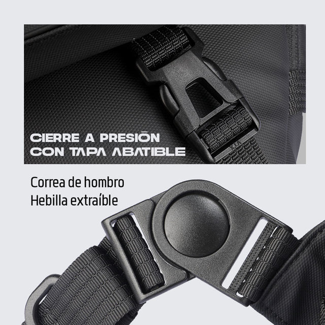 Bandolera Mark Ryden de Gran Capacidad – Impermeable, Ligera y de Lujo para Uso Diario MR 311