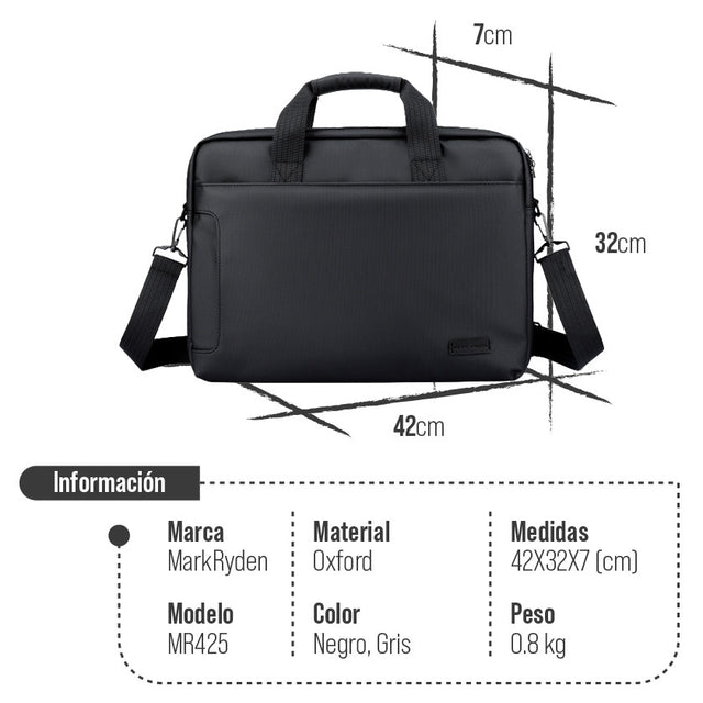 Maletín Mark Ryden Multicapa Impermeable para Laptop – Profesional, Ligero y de Gran Capacidad MR 425D