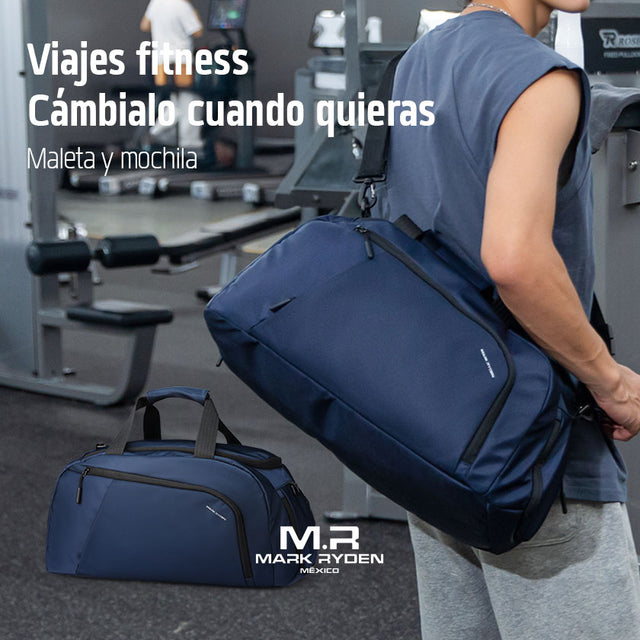 Bolsa Deportiva Mark Ryden de Gran Capacidad – Gym Bag Impermeable con Compartimento para Zapatos MR 5226