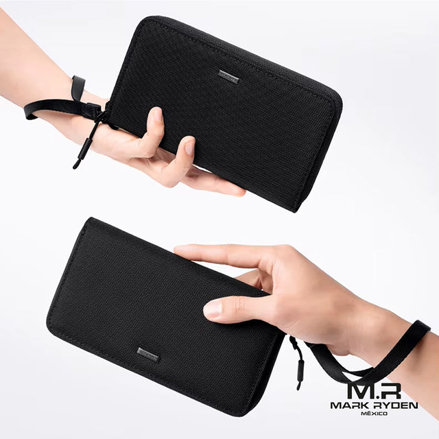 Cartera Larga Mark Ryden con Cierre y Correa de Mano MR 83