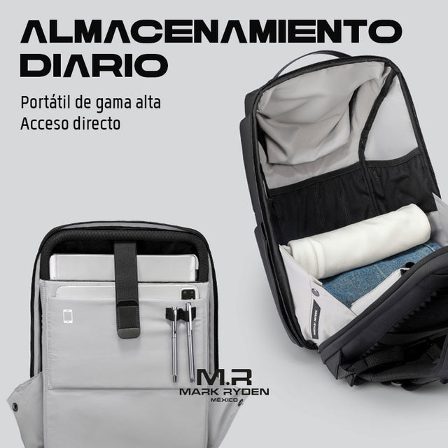 Mochila Mark Ryden de Gran Capacidad para Laptop – Profesional, Impermeable y para Trabajo y Viaje MR 9730