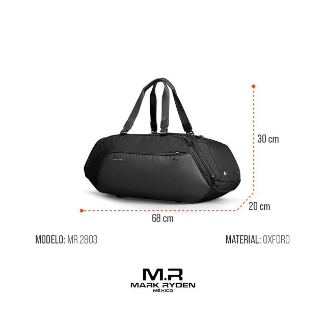 Maleta para Gimnasio Mark Ryden MR2803 | Bolsillo a Prueba de Agua y Compartimento para Zapatos