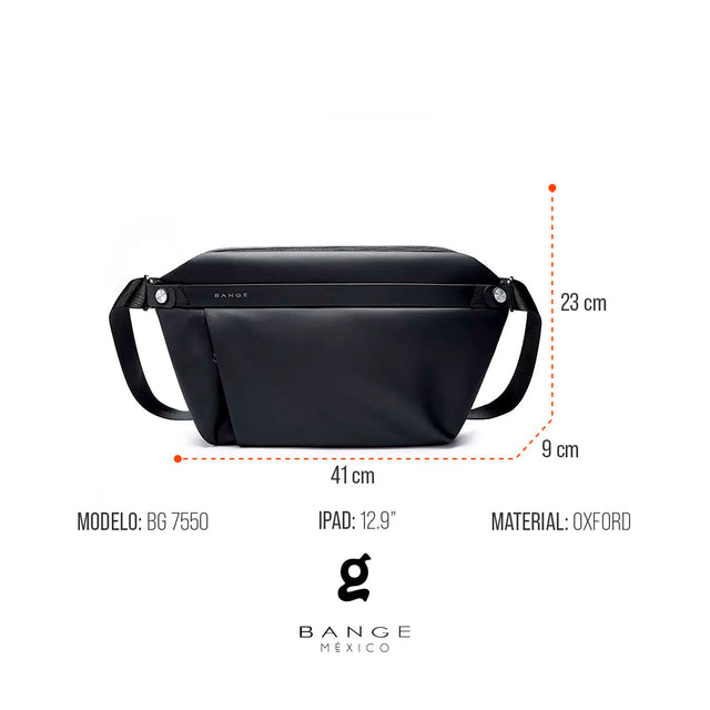 Bandolera Cruzada Bange BG-7550 | Para iPad 12.9” y Accesorios Diarios