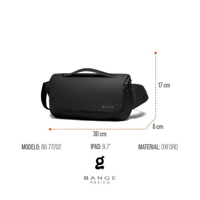 Bandolera Bange BG-77202 | Diseño ligero y cruzado para iPad de 9.7”