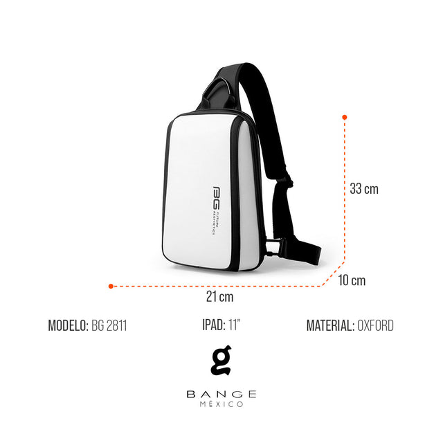 Mochila Cruzada para Tablet 11" Bange BG-2811 | Moderna, Ligera y Resistente