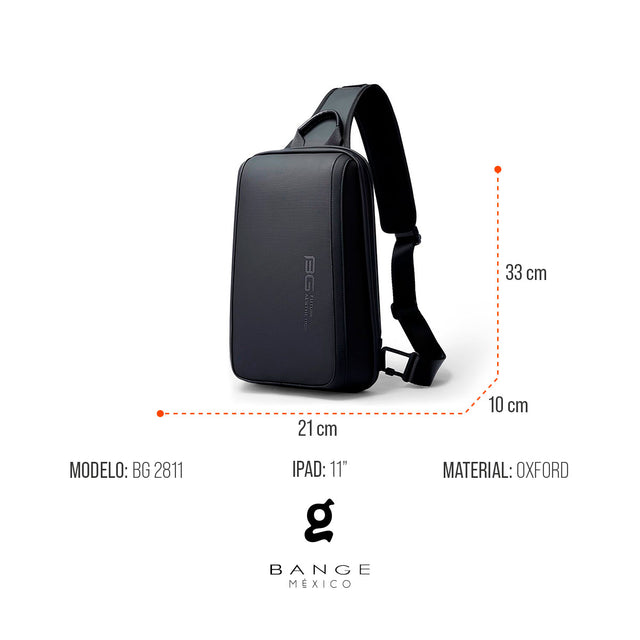 Mochila Cruzada para Tablet 11" Bange BG-2811 | Moderna, Ligera y Resistente