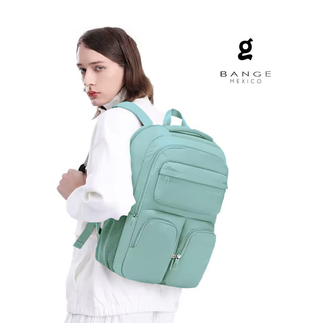 Mochila Escolar Bange BG-1807 para Laptop 15.6” e iPad 12.9” |Impermeable, Ligera y Ergonómica