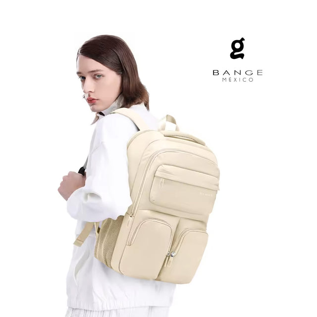Mochila Escolar Bange BG-1807 para Laptop 15.6” e iPad 12.9” |Impermeable, Ligera y Ergonómica