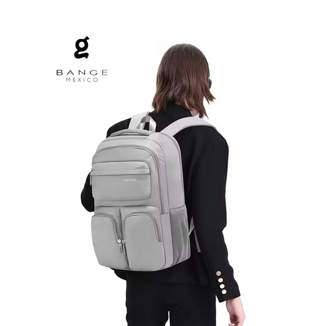 Mochila Escolar Bange BG-1807 para Laptop 15.6” e iPad 12.9” |Impermeable, Ligera y Ergonómica