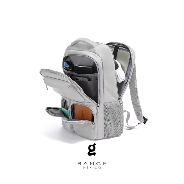 Mochila Escolar Bange BG-1807 para Laptop 15.6” e iPad 12.9” |Impermeable, Ligera y Ergonómica