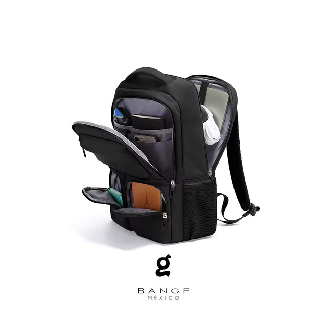 Mochila Escolar Bange BG-1807 para Laptop 15.6” e iPad 12.9” |Impermeable, Ligera y Ergonómica