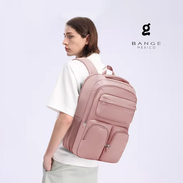 Mochila Escolar Bange BG-1807 para Laptop 15.6” e iPad 12.9” |Impermeable, Ligera y Ergonómica