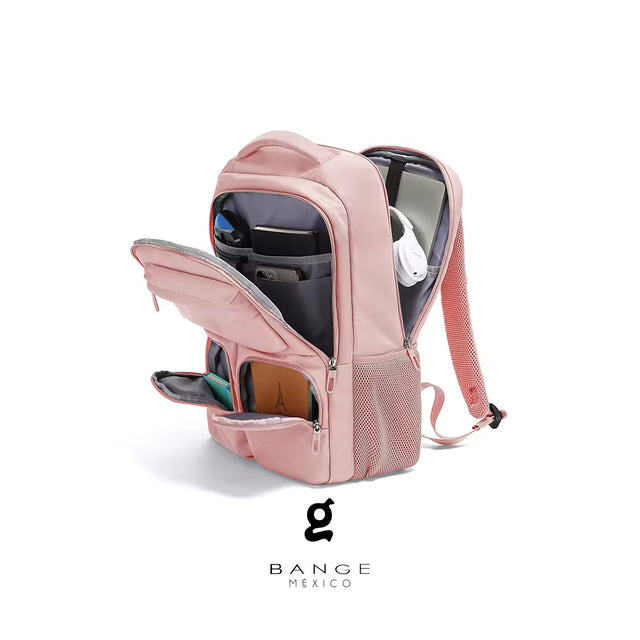 Mochila Escolar Bange BG-1807 para Laptop 15.6” e iPad 12.9” |Impermeable, Ligera y Ergonómica