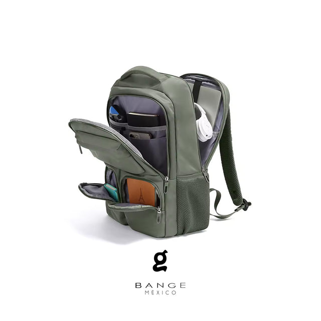 Mochila Escolar Bange BG-1807 para Laptop 15.6” e iPad 12.9” |Impermeable, Ligera y Ergonómica