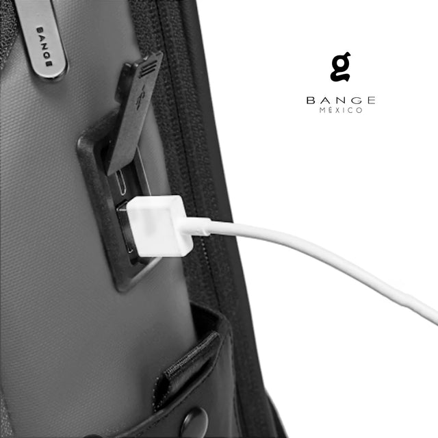 Mochila para Laptop 14.6" Bange BG-7267 | con Puerto USB y Diseño Ejecutivo