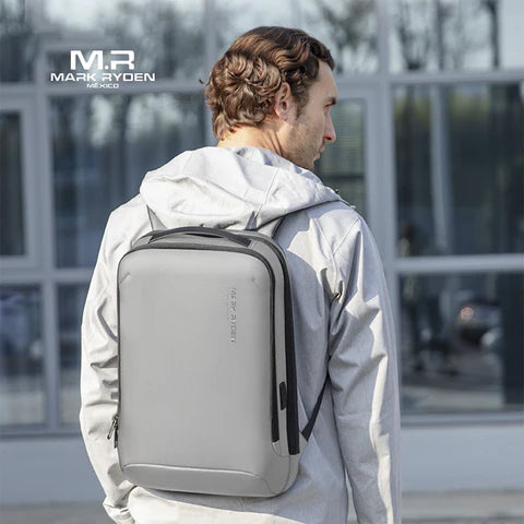 Mochila Escolar Mark Ryden MR9008 para Laptop 15.6” y Tablet 11” | Repelente al agua y con Puerto USB