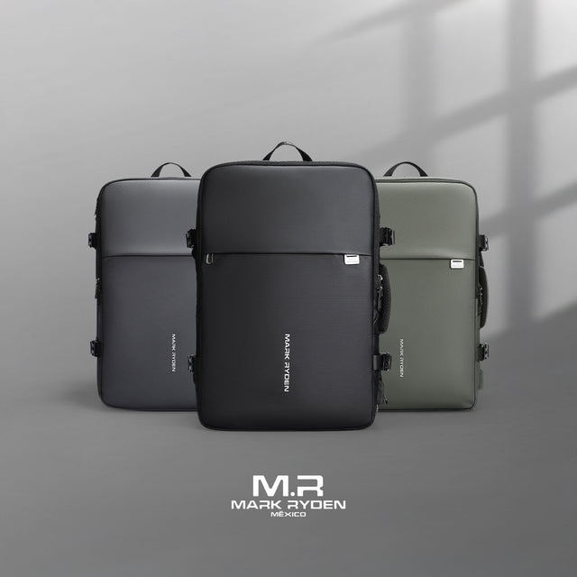 Mochila Expandible para Viaje y Laptop de 17” | Impermeable, Ergonómica y con Puerto USB 8057Y